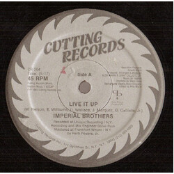Imperial Brothers Live It Up USED VINYL 12INCH 45 RPM