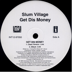 Slum Village Get Dis Money USED VINYL 12INCH