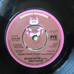 Black Satin / Fred Parris Tears Tears Tears Vinyl 7" USED