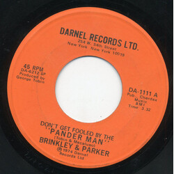 Brinkley & Parker Don't Get Fooled By The Pander Man Vinyl 7" USED