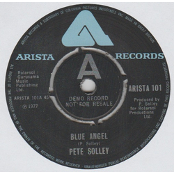 Peter Solley Blue Angel Vinyl 7" USED