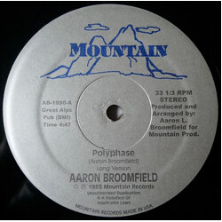 Aaron Broomfield Polyphase USED VINYL 12INCH REISSUE 33 S RPM
