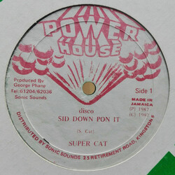 Super Cat (2) Sid Down Pon It USED VINYL 12INCH 45 RPM