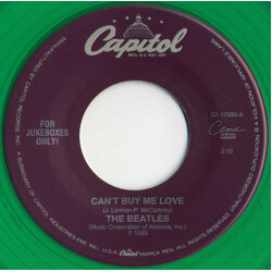 The Beatles Can't Buy Me Love USED VINYL 7INCH 45 RPM SINGLE JUKEBOX REISSUE STEREO MONO