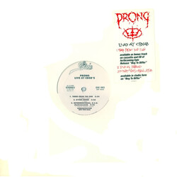 Prong Live At CBGB's USED VINYL 12INCH 33 S RPM PROMO SINGLE SIDED ETCHED