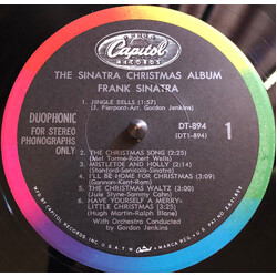 Frank Sinatra The Sinatra Christmas Album Vinyl LP USED