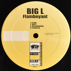 Big L Flamboyant / On The Mic USED VINYL 12INCH PROMO