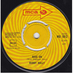 Buddy Holly Peggy Sue / Rave On USED VINYL 7INCH 45 RPM SINGLE REISSUE