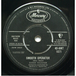 Sarah Vaughan / Billy Eckstine Smooth Operator / Passing Stranger USED VINYL 7INCH 45 RPM SINGLE