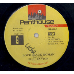 Buju Banton Love Black Woman USED VINYL 12INCH 45 RPM