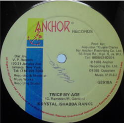 Krystal (3) / Shabba Ranks Twice My Age USED VINYL 12INCH 45 RPM