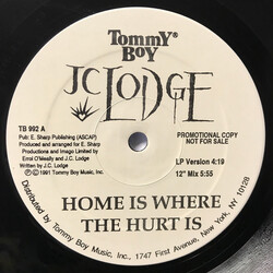 JC Lodge Home Is Where The Hurt Is / Telephone Love USED VINYL 12INCH 33 S RPM PROMO