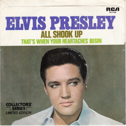 Elvis Presley / The Jordanaires All Shook Up USED VINYL 7INCH 45 RPM LIMITED EDITION REISSUE STYRENE MONO