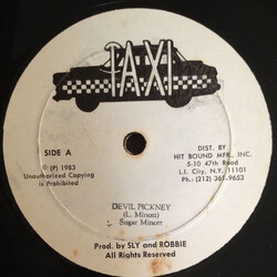 Sugar Minott Devil Pickney USED VINYL 12INCH MAXI-SINGLE