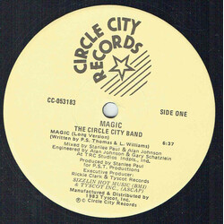 Circle City Band Magic USED VINYL 12INCH 33 S RPM