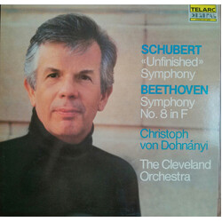 Franz Schubert / Ludwig van Beethoven / Christoph von Dohnányi / The Cleveland Orchestra "Unfinished Symphony" / Symphony No. 8 In F Vinyl LP USED