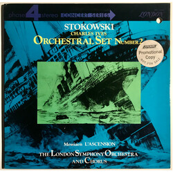Leopold Stokowski / Olivier Messiaen / Charles Ives / London Symphony Orchestra Orchestral Set (Number 2) / L'Ascension Vinyl LP USED