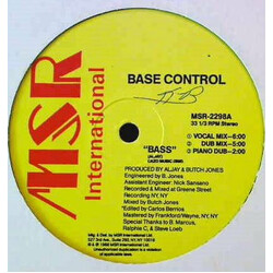 Base Control Bass USED VINYL 12INCH 33 S RPM