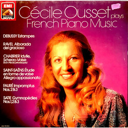 Cécile Ousset Plays French Piano Music Vinyl LP USED