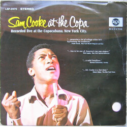 Sam Cooke Sam Cooke At The Copa Vinyl LP USED