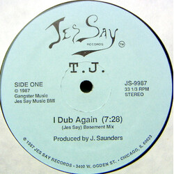 T.J. I Dub Again USED VINYL 12INCH 33 S RPM
