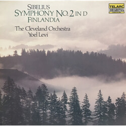 Jean Sibelius / The Cleveland Orchestra / Yoel Levi Symphony No. 2 In D / Finlandia Vinyl LP USED