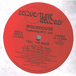 Brickhouse (2) / M.C. Joe Feel The Bass / Let's Do It Tonight USED VINYL 12INCH 33 S RPM