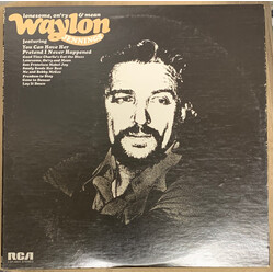 Waylon Jennings Lonesome, On'ry & Mean Vinyl LP USED