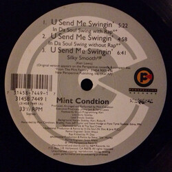 Mint Condition U Send Me Swingin' USED VINYL 12INCH 33 S RPM