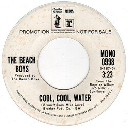 The Beach Boys Cool, Cool, Water USED VINYL 7INCH SINGLE PROMO STEREO MONO