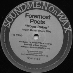 Foremost Poets Moon-Raker USED VINYL 12INCH 33 S RPM