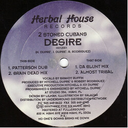 2 Stoned Cubans Desire USED VINYL 12INCH 33 S RPM