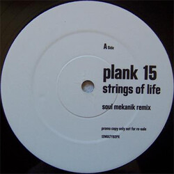 Plank 15 Strings Of Life / Deep Red USED VINYL 12INCH PROMO 33 S RPM