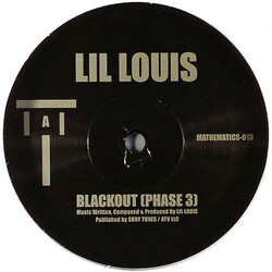 Lil' Louis Blackout (Phase 3) USED VINYL 12INCH 33 S RPM