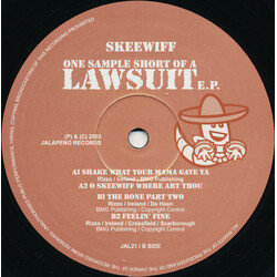 Skeewiff One Sample Short Of A Lawsuit E.P. USED VINYL 12INCH 33 S RPM EP
