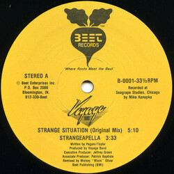 Voyage Band Strange Situation USED VINYL 12INCH 33 S RPM