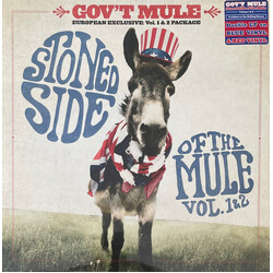 Gov't Mule Stoned Side Of The Mule - Vol.1 & 2 Vinyl 2 LP USED