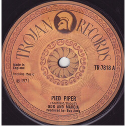 Bob & Marcia Pied Piper USED VINYL 7INCH 45 RPM SINGLE