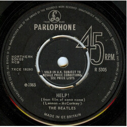 The Beatles Help! USED VINYL 7INCH SINGLE 45 RPM