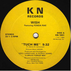 Wish (3) / Fonda Rae Tuch Me USED VINYL 12INCH 33 S RPM STEREO