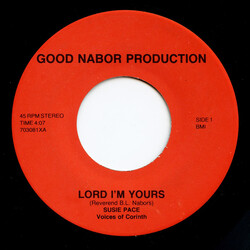Susie Pace Lord I'm Yours / Poor Pilgrim USED VINYL 7INCH 45 RPM SINGLE STEREO