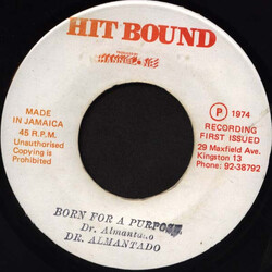Dr. Alimantado Born For  A Purpose Vinyl 7" USED