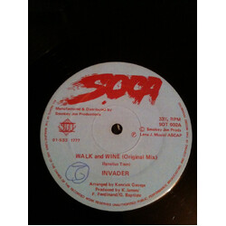 Invader (7) Walk And Wine USED VINYL 12INCH 33 S RPM