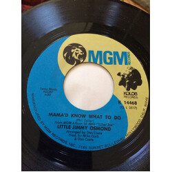 Little Jimmy Osmond Mama'd Know What To Do USED VINYL 7INCH 45 RPM SINGLE
