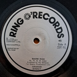 Graham Bonnet Warm Ride USED VINYL 7INCH SINGLE