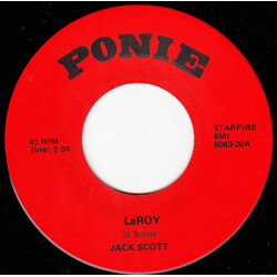 Jack Scott LeRoy / Go Wild Little Sadie USED VINYL 7INCH 45 RPM