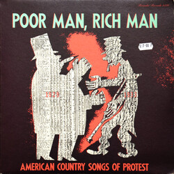Various Poor Man, Rich Man - American Country Songs Of Protest Vinyl LP USED