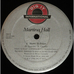 Martina Hall / Gusto Happy To Enjoy / Revenge USED VINYL 12INCH 33 S RPM