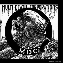 MDC (2) Multi-Death Corporations Vinyl 7" USED