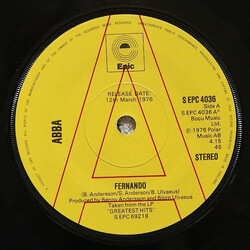 ABBA Fernando Vinyl 7" USED